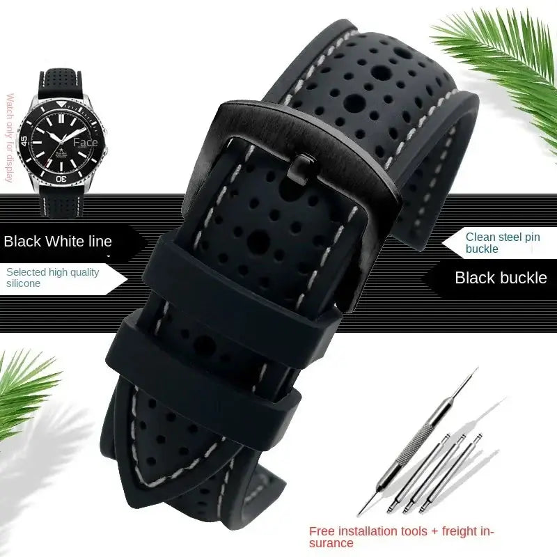 Bracelet en silicone pour Samsung Galaxy Watch - Respirant et élégant
