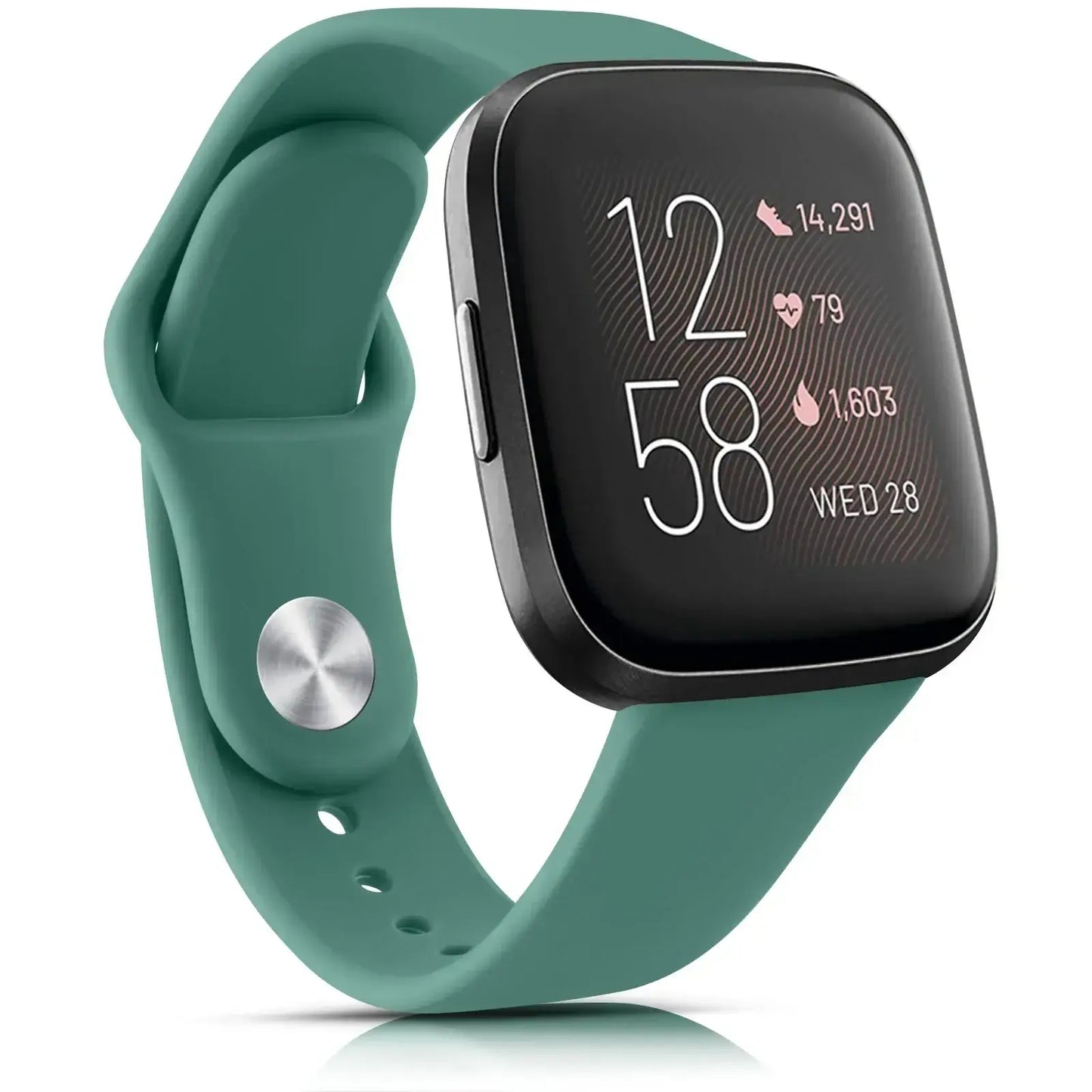 Bracelet en silicone pour Fitbit Versa et Sense - Conception souple et étanche