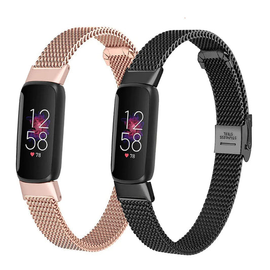Fitbit Luxe Armband aus Edelstahl - Langlebiges elegantes Design