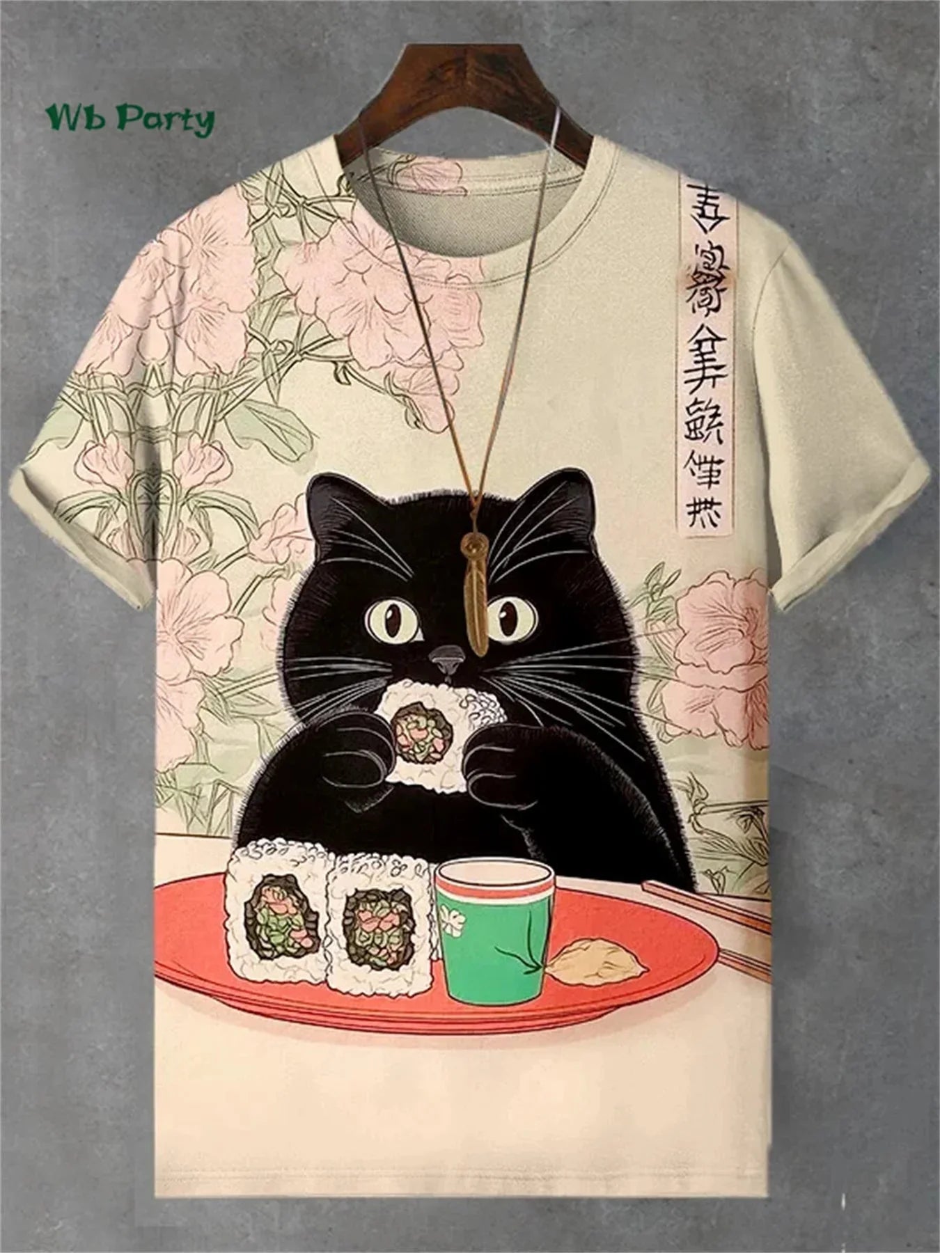 🐱  3D Travel Cat Print T-Shirt – Playful Summer Streetwear