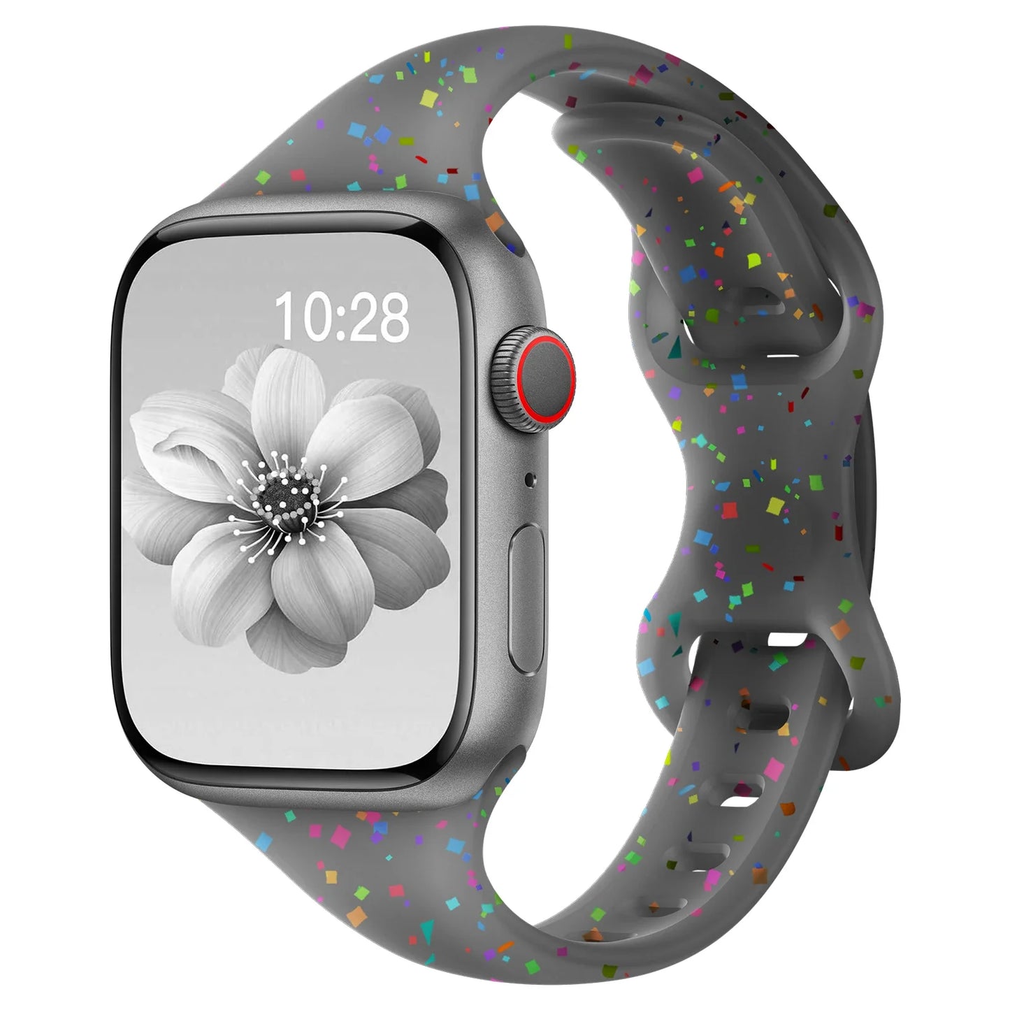 Bracelet en silicone pour Apple Watch - Design souple et flexible - Coloré