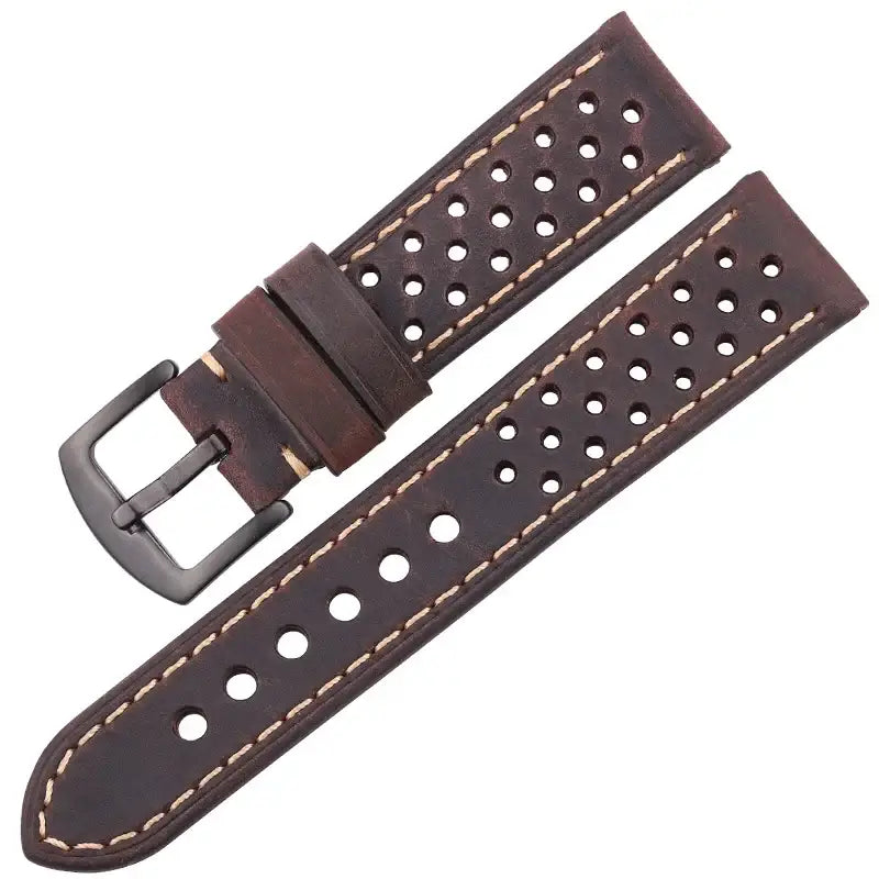 Suunto Leather Band - Breathable, Versatile, Stylish Design