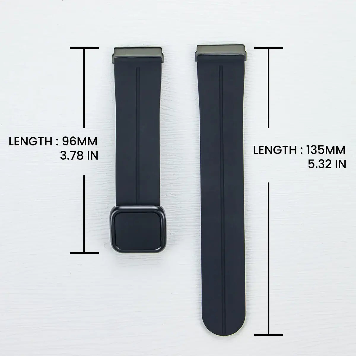 Fitbit Versa & Sense Silikonarmband – wasserdicht & magnetisch