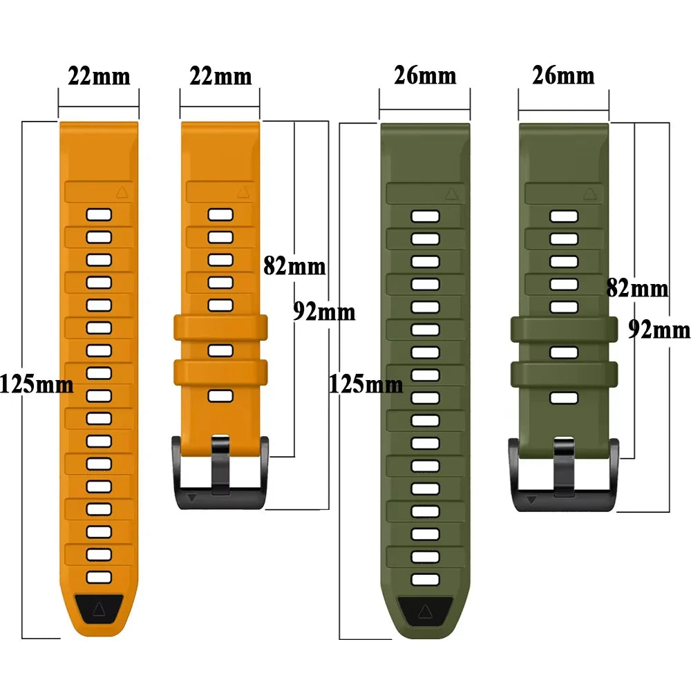 Garmin Silikonarmband – Weiches, flexibles, bequemes Armband