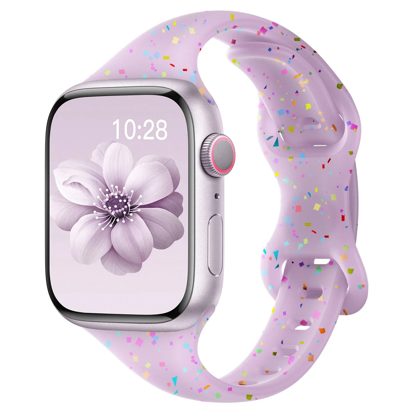 Bracelet en silicone pour Apple Watch - Design souple et flexible - Coloré