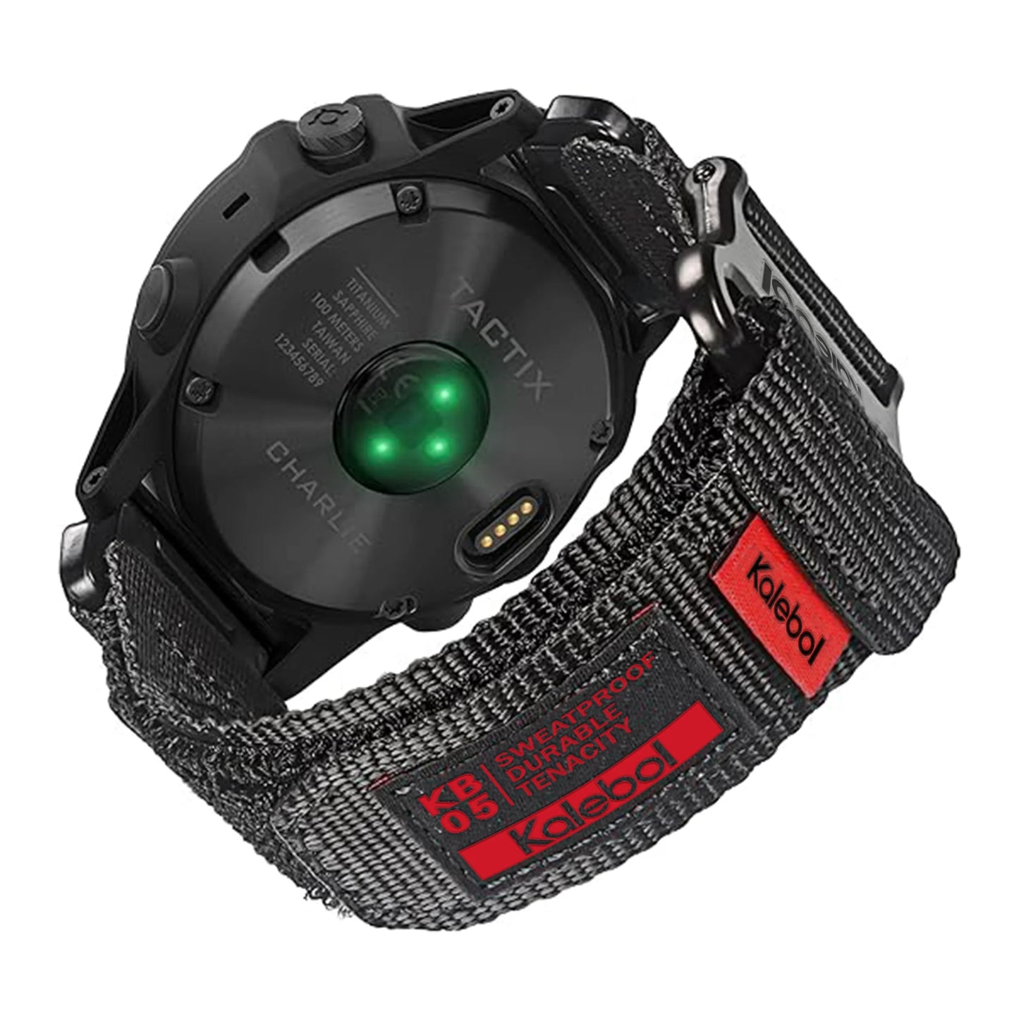 Bracelet en nylon Garmin - Bracelet de sport tactique respirant