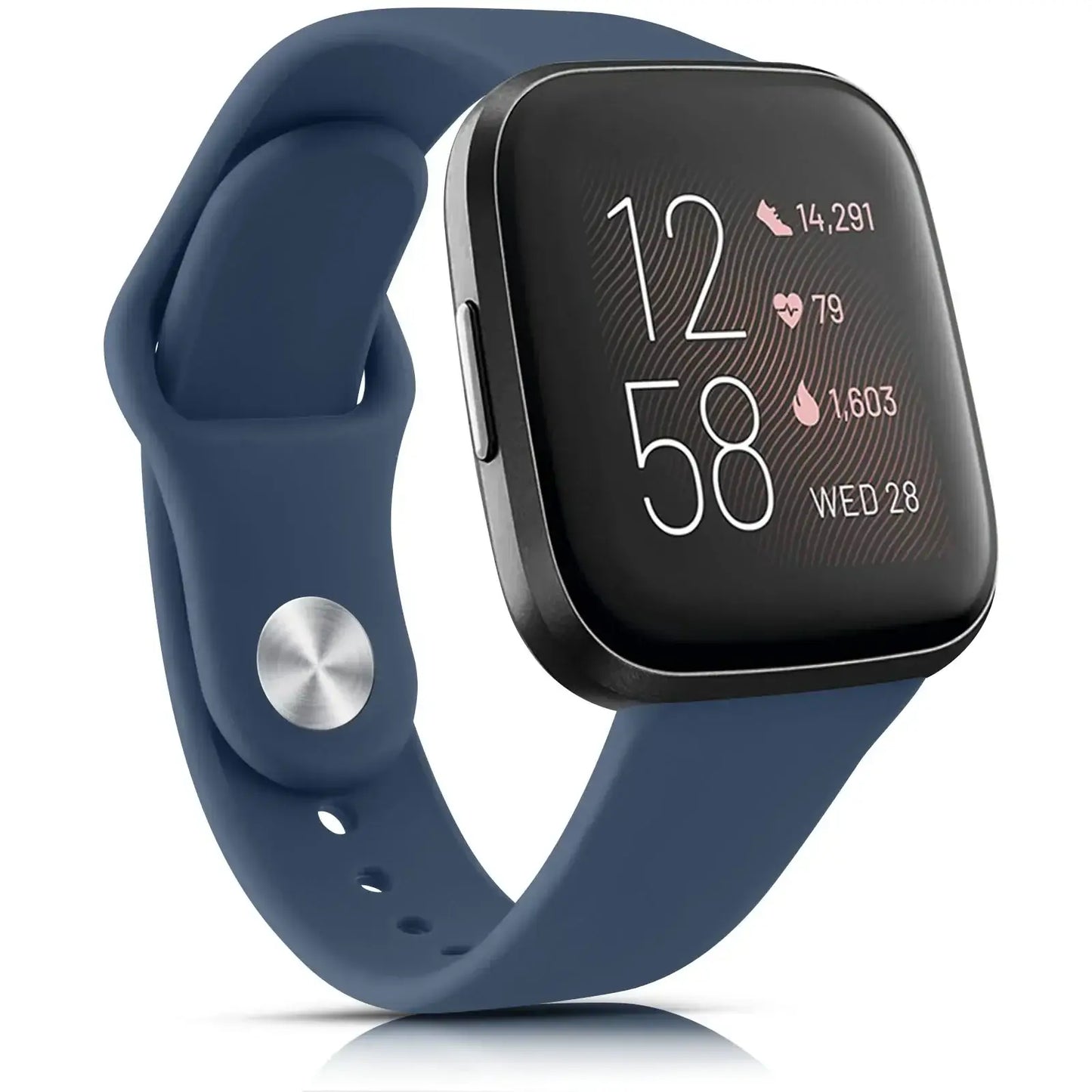 Bracelet en silicone pour Fitbit Versa et Sense - Conception souple et étanche