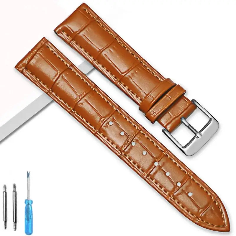 Bracelet en Cuir Véritable Ticwatch - Confortable et Élégant