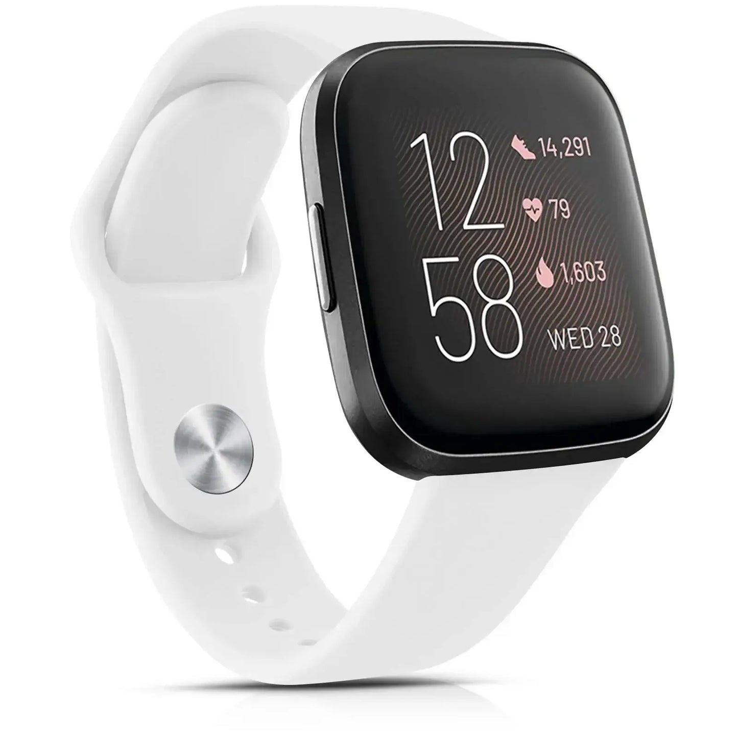 Bracelet en silicone pour Fitbit Versa et Sense - Conception souple et étanche