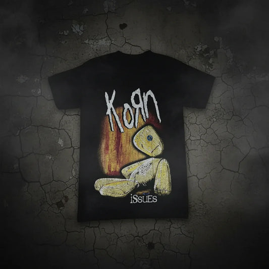 🎸 Korn 'Issues' Graphic T-Shirt – Unisex Nu-Metal Streetwear