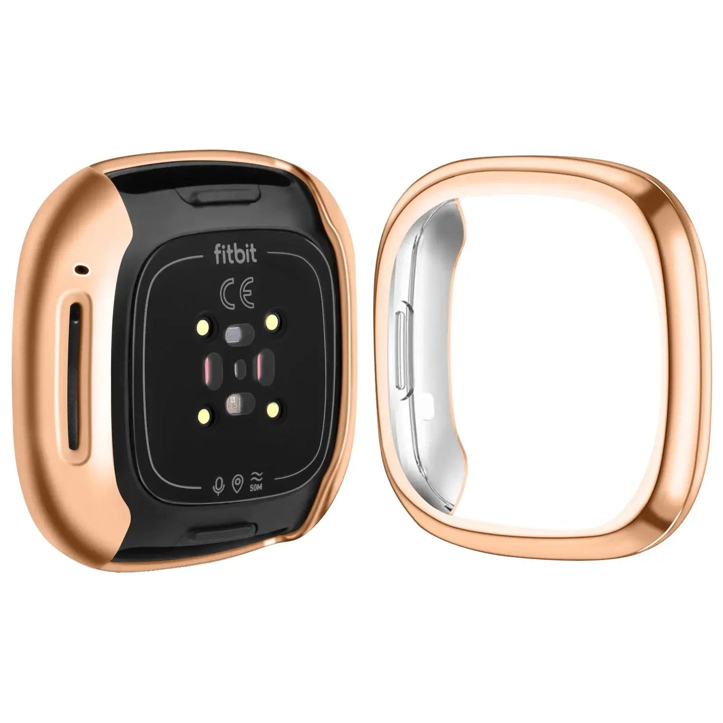 Fitbit Versa & Sense Hülle und Displayschutzfolie