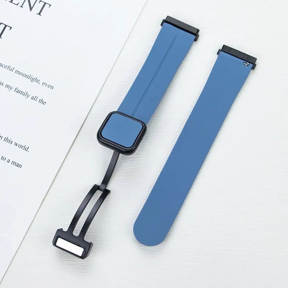 Fitbit Versa & Sense Silikonarmband – wasserdicht & magnetisch