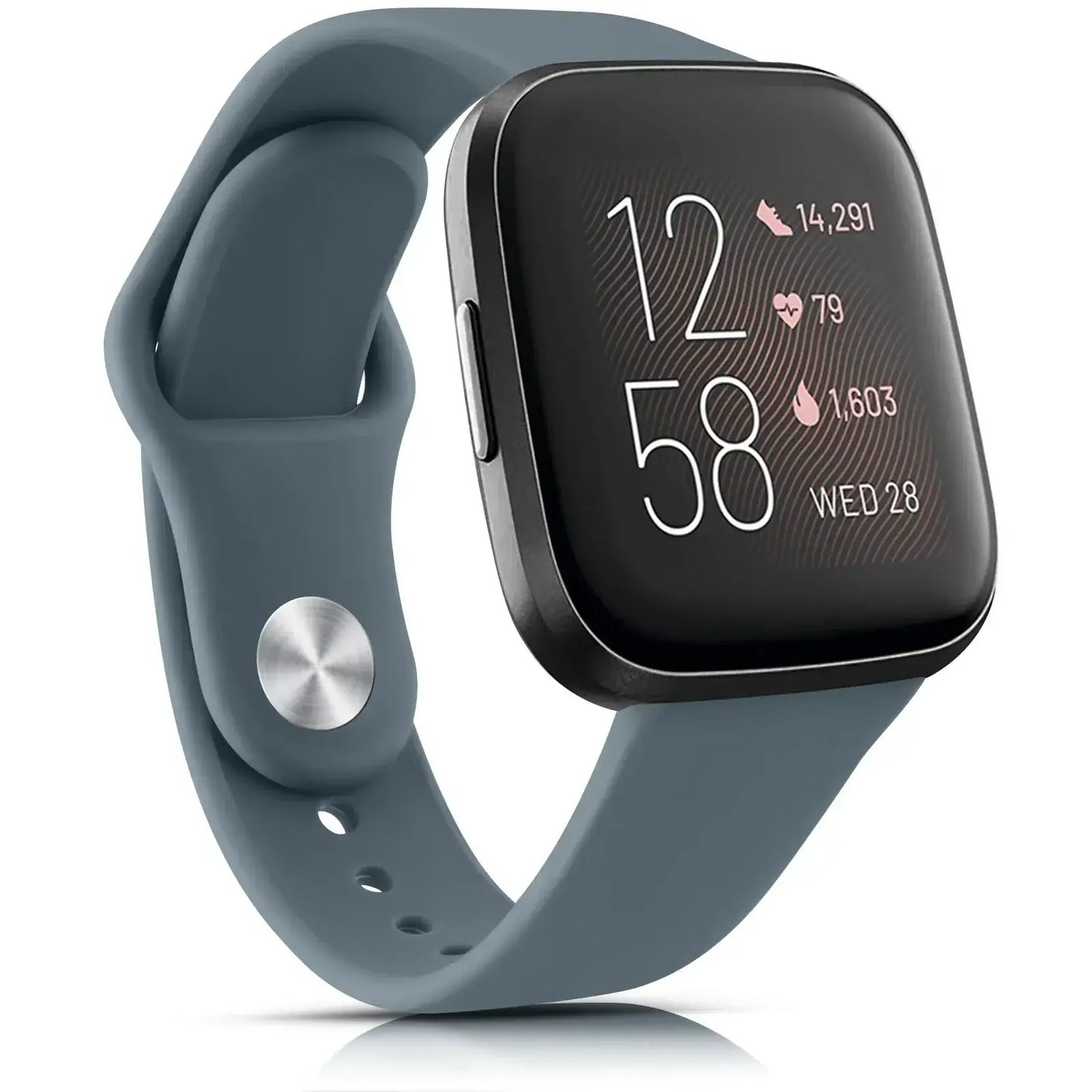 Bracelet en silicone pour Fitbit Versa et Sense - Conception souple et étanche