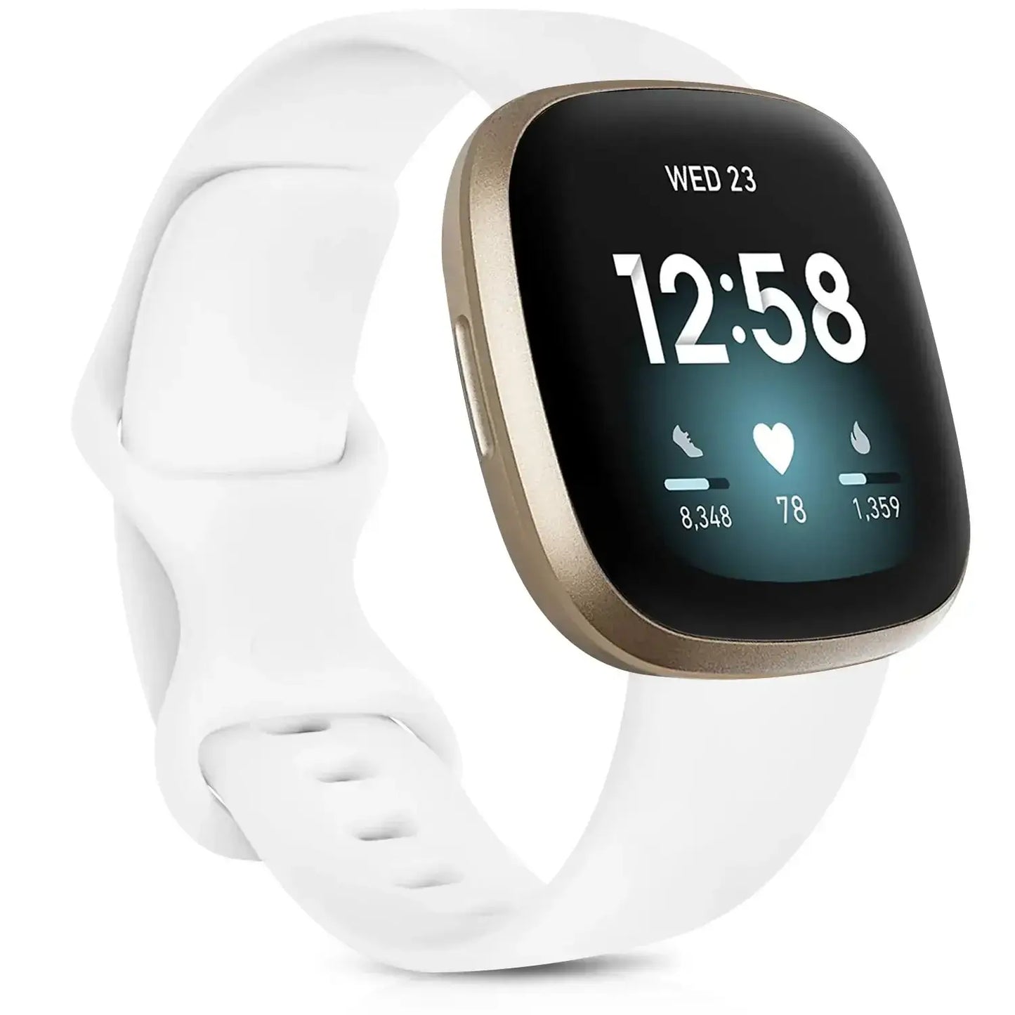 Fitbit Versa & Sense Silikonarmbänder – Leichtes minimalistisches Design