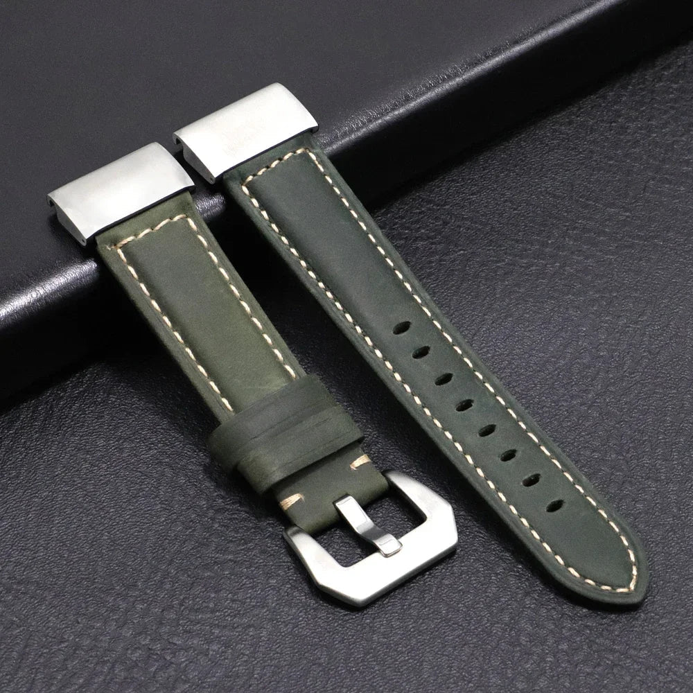 Bracelet en cuir véritable Garmin – Élégant et durable