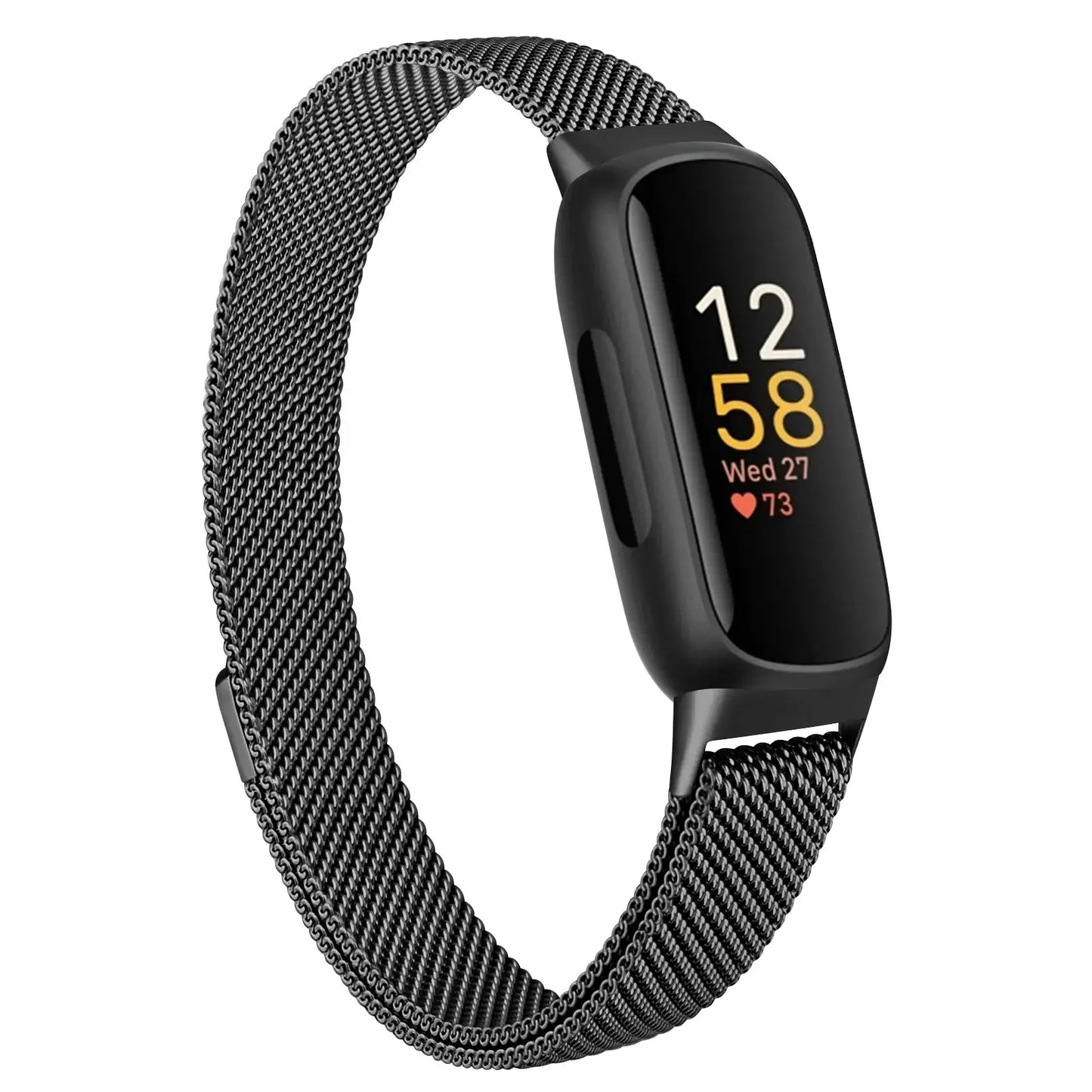 Fitbit Inspire 3 Metall-Magnetarmband – Edelstahl-Milanaise-Armband