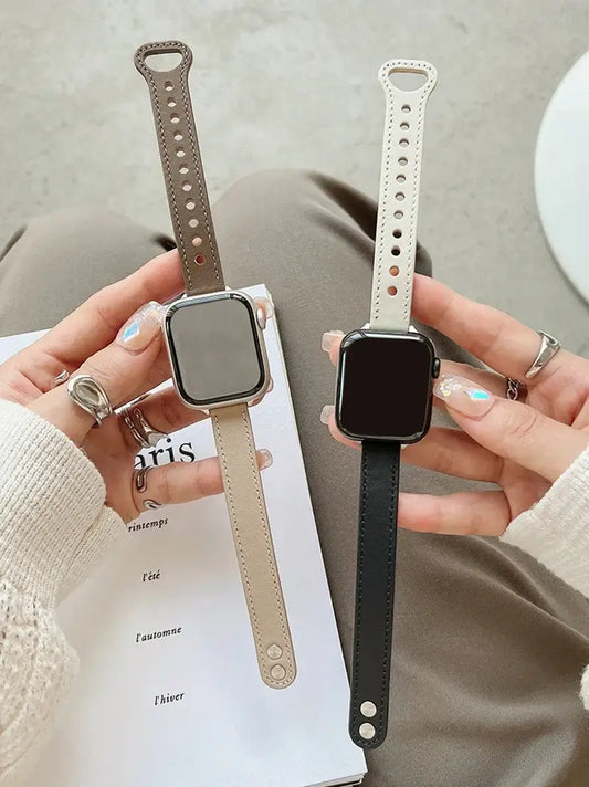 Bracelet en cuir pour Apple Watch – Options de bracelet élégantes et durables