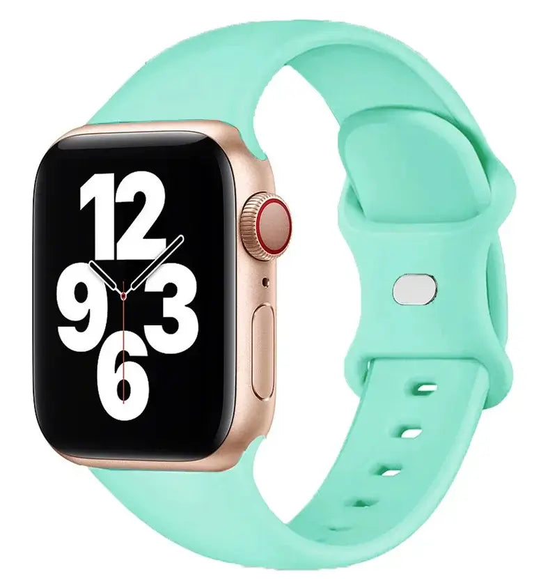 Apple Watch Silikonarmband - Weiches wasserdichtes flexibles Armband