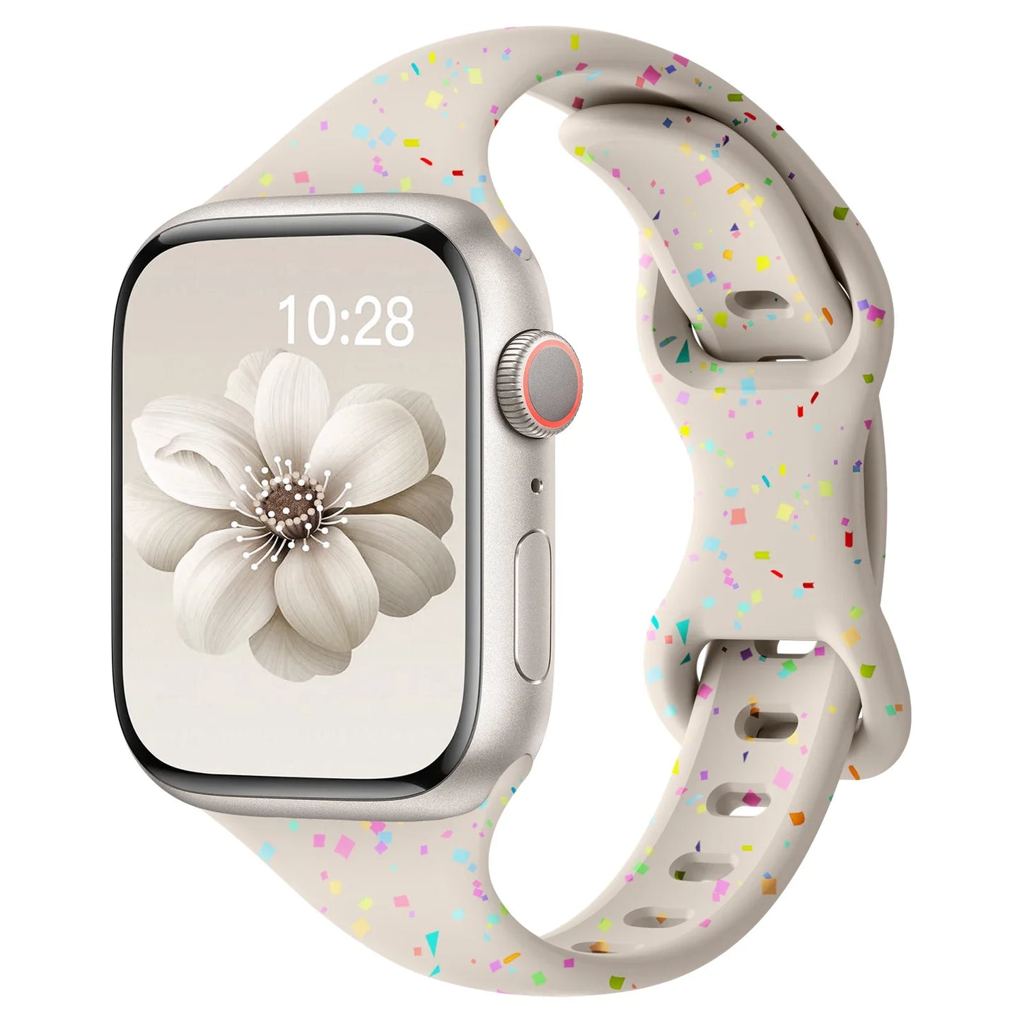 Bracelet en silicone pour Apple Watch - Design souple et flexible - Coloré
