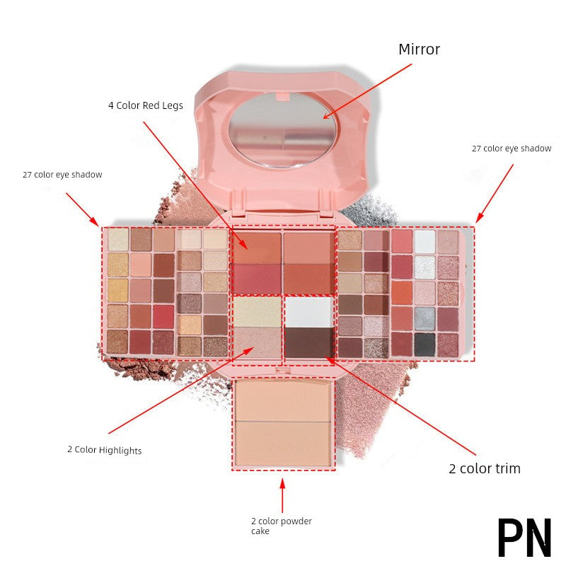 190-Color Matte Makeup Palette Gift Set – Eyeshadow, Blush & More in Stunning Collector Cases
