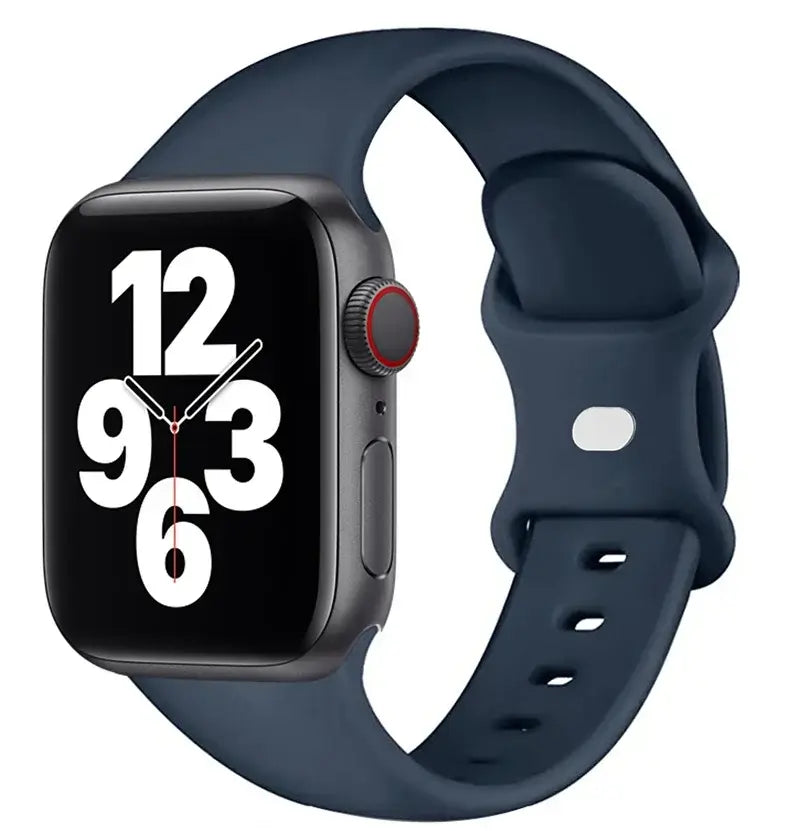 Apple Watch Silikonarmband - Weiches wasserdichtes flexibles Armband