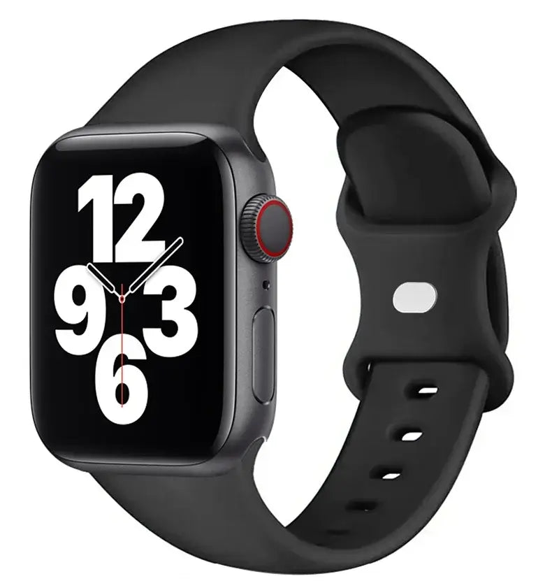 Apple Watch Silikonarmband - Weiches wasserdichtes flexibles Armband