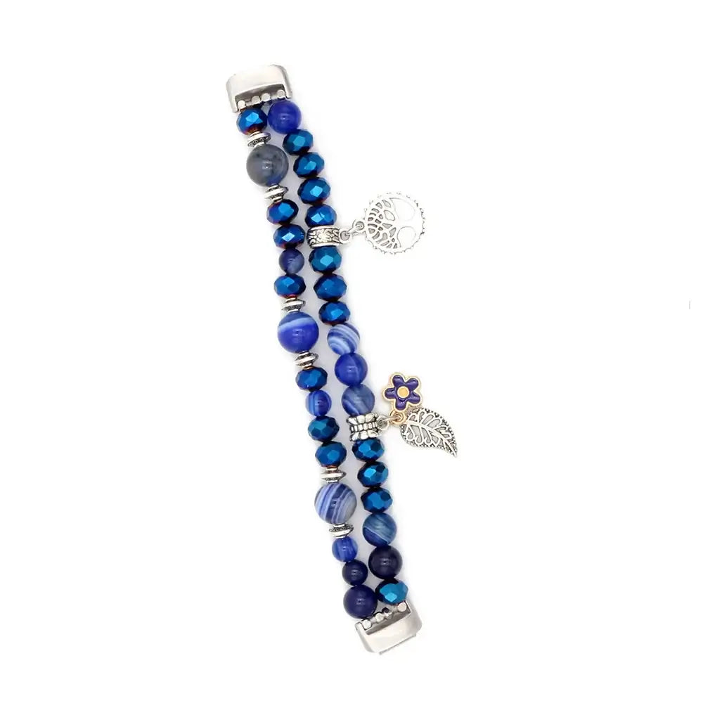 Bracelet Élastique Perlé Fitbit Inspire 3 – Bracelet Élégant Extensible