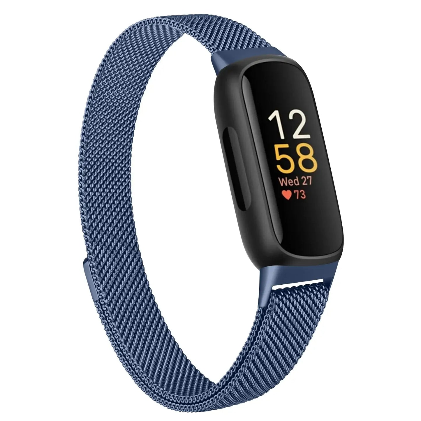Fitbit Inspire 3 Metall-Magnetarmband – Edelstahl-Milanaise-Armband