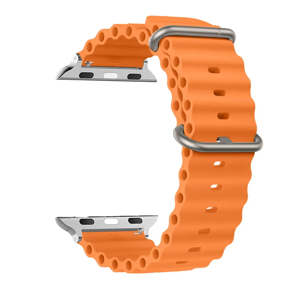 Apple Watch Silicone Strap - Soft Waterproof and Breathable