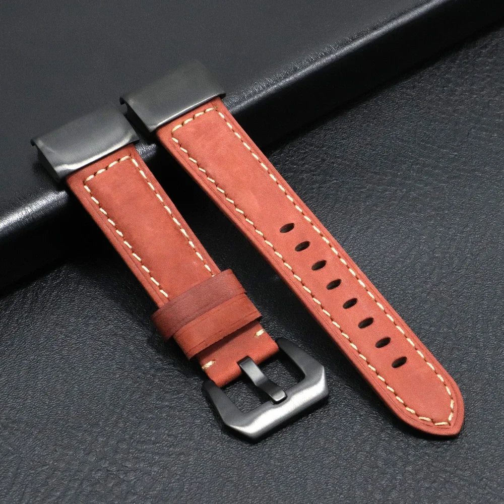 Bracelet en cuir véritable Garmin – Élégant et durable