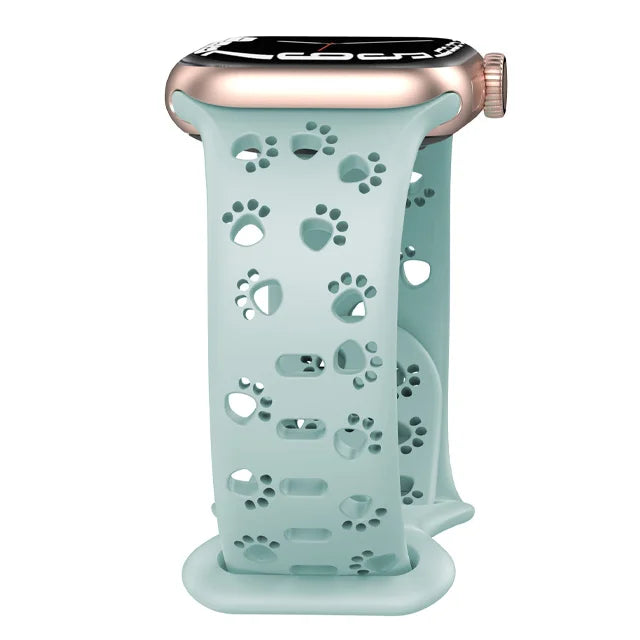 Apple Watch Silikonarmband – Weiches Hohlkatzenmuster