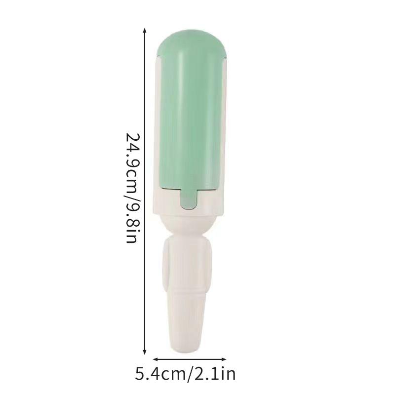 Pet Hair Remover Lint Rollers Brushes Clothes Hairball Remover Brush Dust Sticky Cleaner Fur Clean Pet Hair Tools  Reusable Pet Hair Remover with Self-Cleaning Base Pet Hair Double Sided Brush