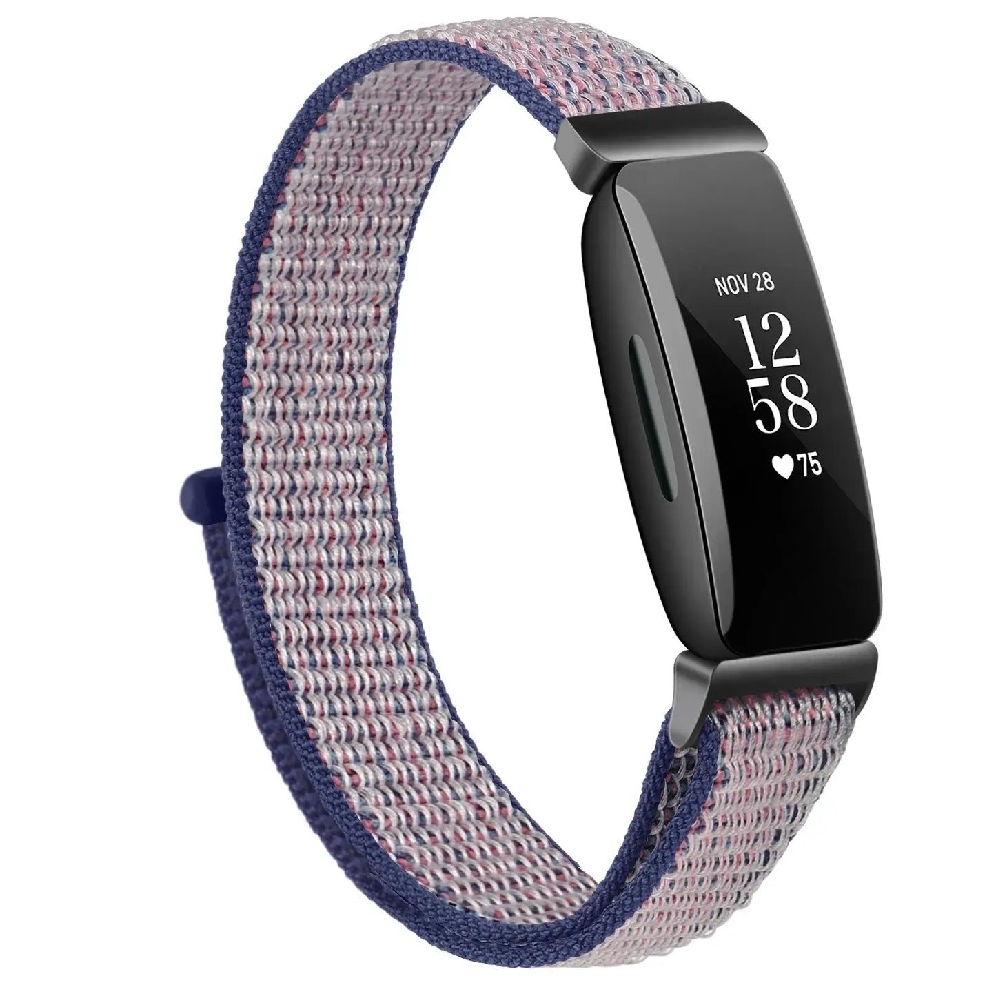 Fitbit Inspire 2, 1, HR Nylon Klettband – Vielseitiges Armband