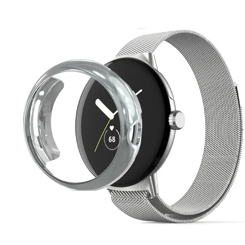 Bracelet et boîtier en acier inoxydable Google Pixel - Design de qualité supérieure