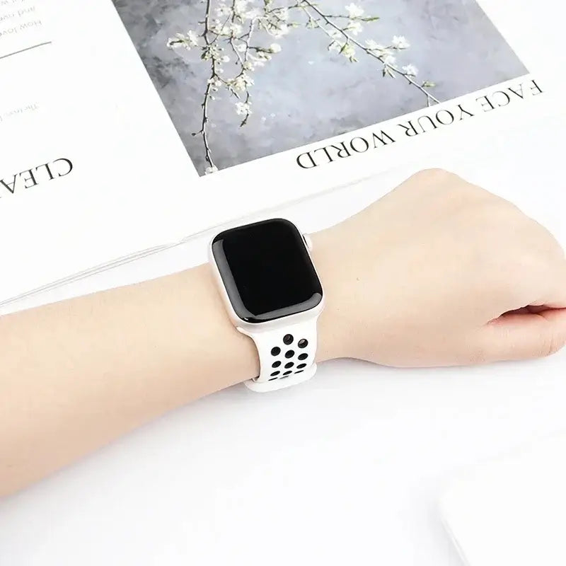 Apple Watch Silikonarmband – Weiches, atmungsaktives Design