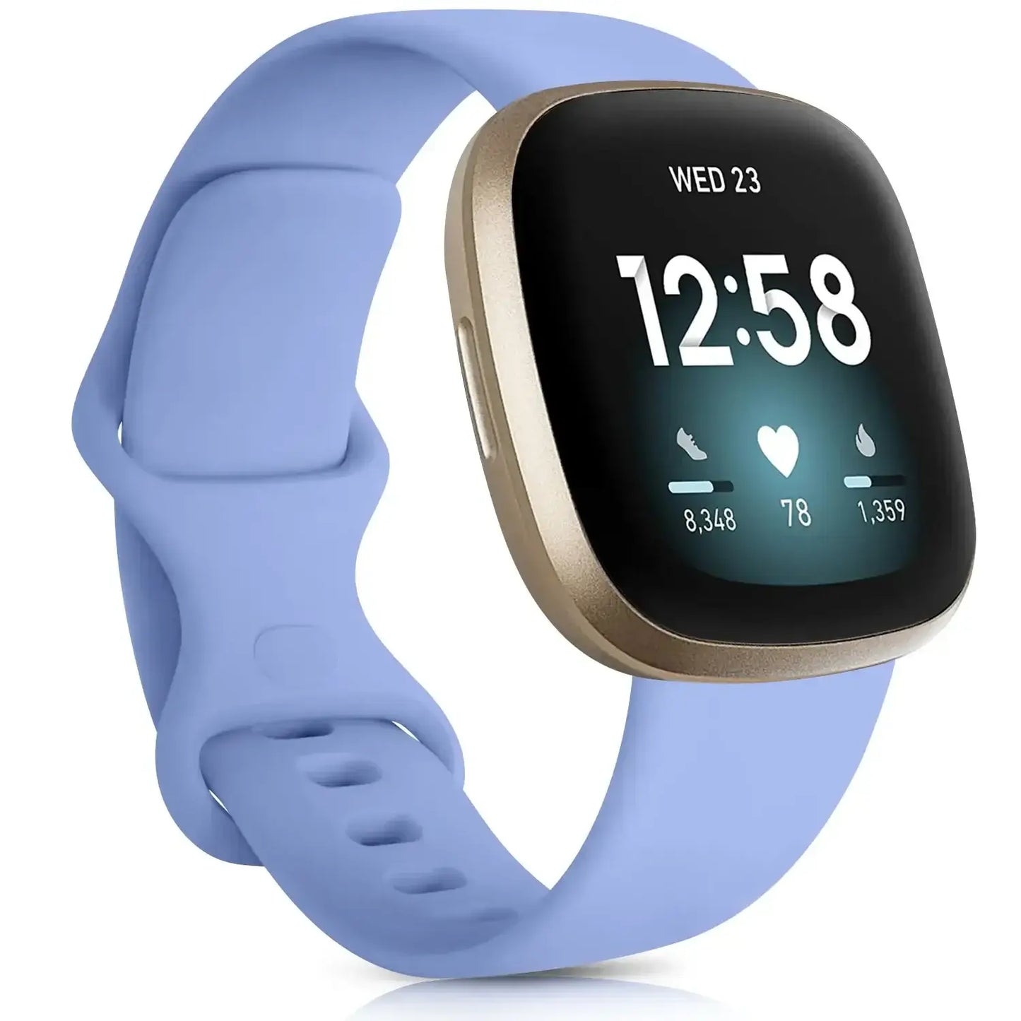 Fitbit Versa & Sense Silikonarmbänder – Leichtes minimalistisches Design