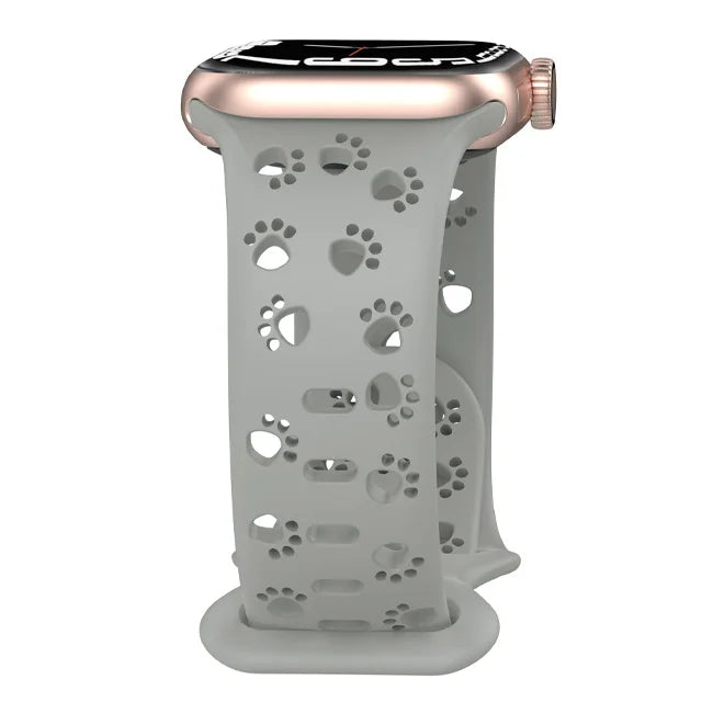 Apple Watch Silikonarmband – Weiches Hohlkatzenmuster