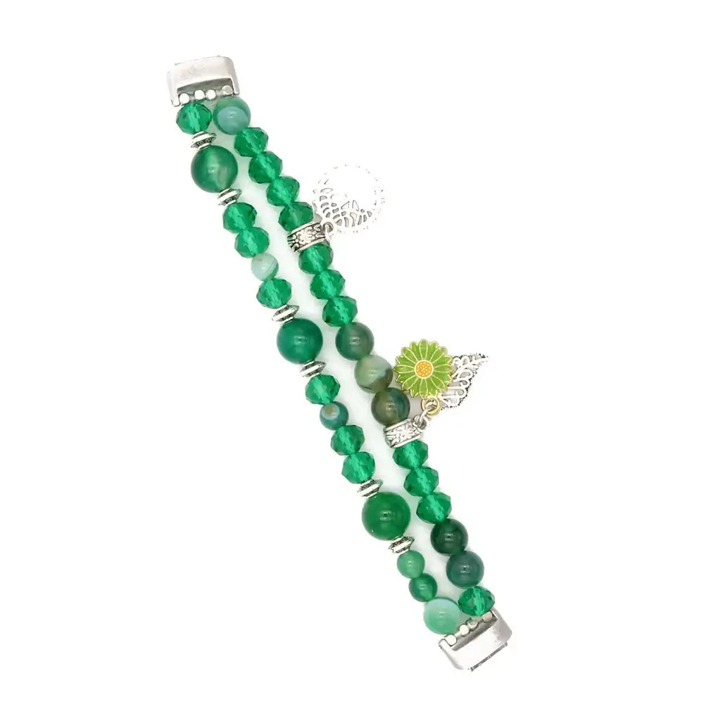 Bracelet Élastique Perlé Fitbit Inspire 3 – Bracelet Élégant Extensible