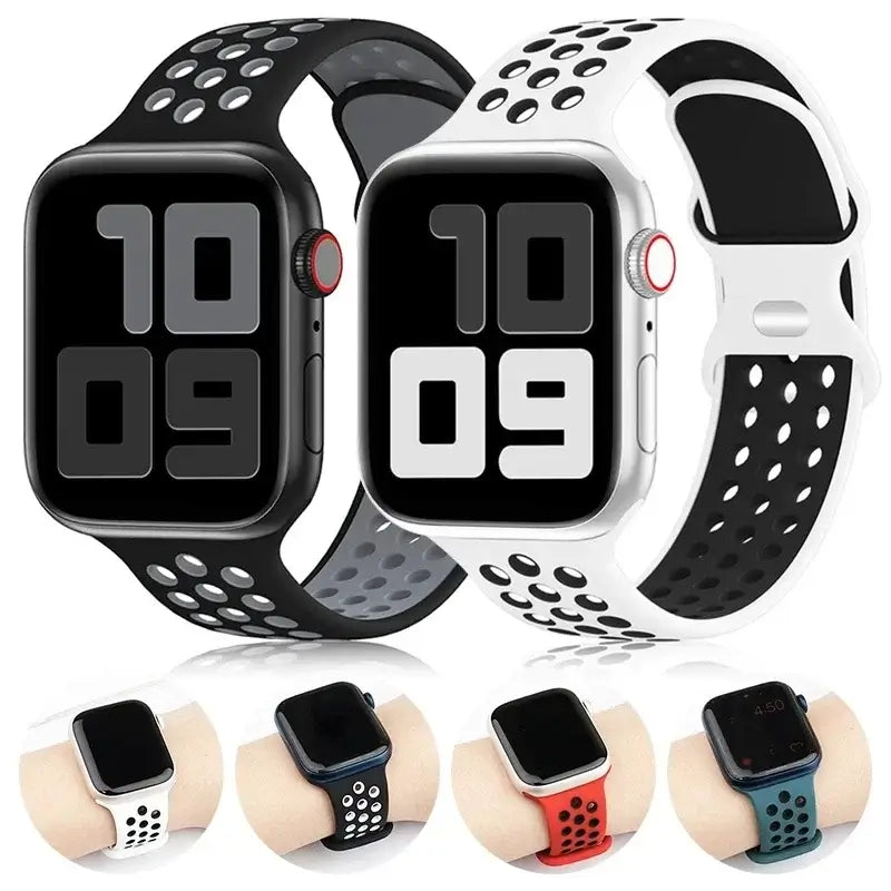 Apple Watch Silikonarmband – Weiches, atmungsaktives Design