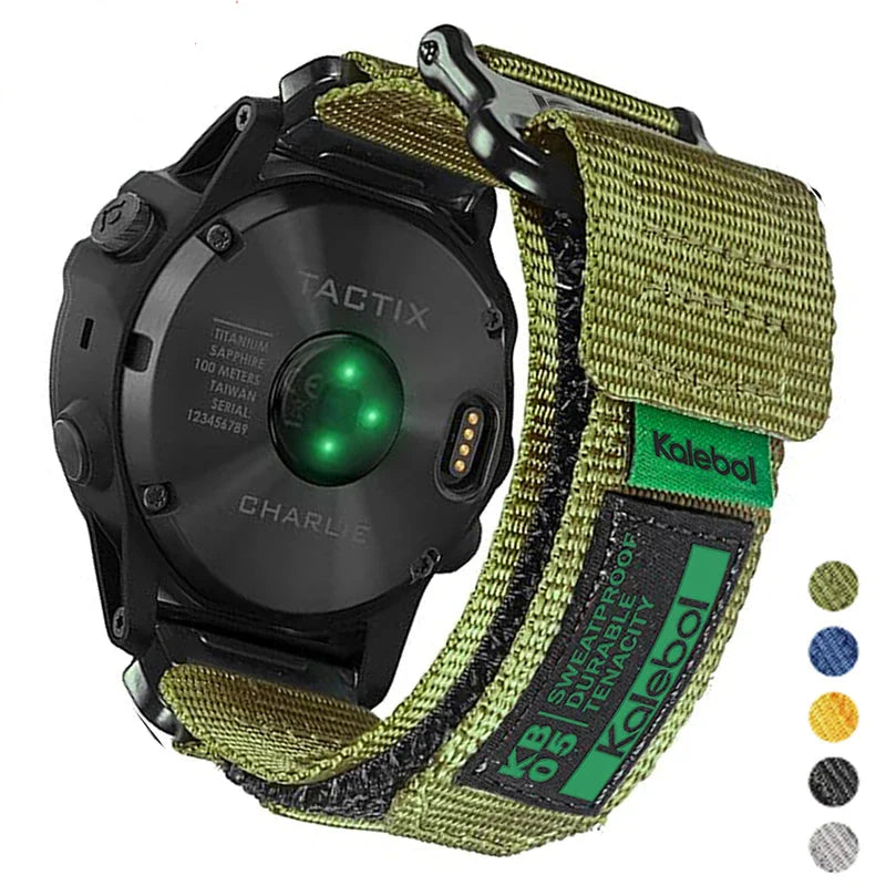Bracelet en nylon Garmin - Bracelet de sport tactique respirant