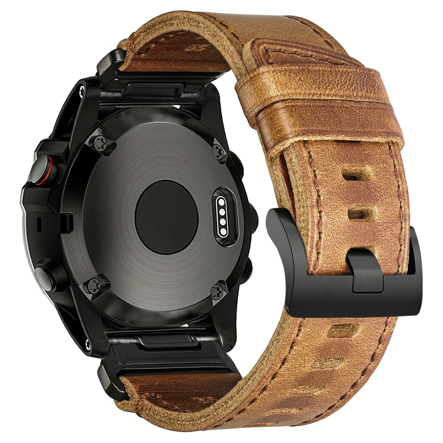 Garmin Soft Leather Band – Premium-Armband