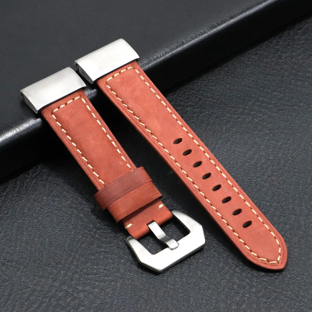 Bracelet en cuir véritable Garmin – Élégant et durable