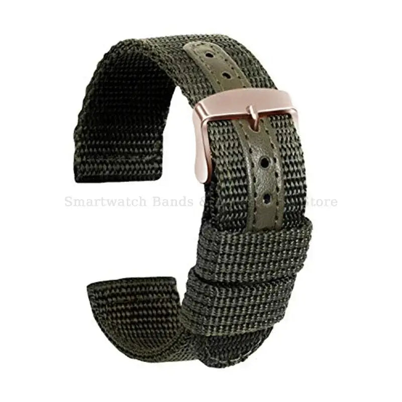 Bracelet Ticwatch en nylon et cuir au design élégant et respectueux de l'environnement