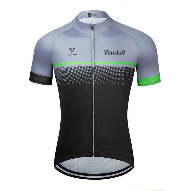2026 New VENDULL Men Cycling Jersey Cycling Racing Tops Short Sleeve Cyclist Clothes Shirt Maillot Summer Bicycle Bike Wear