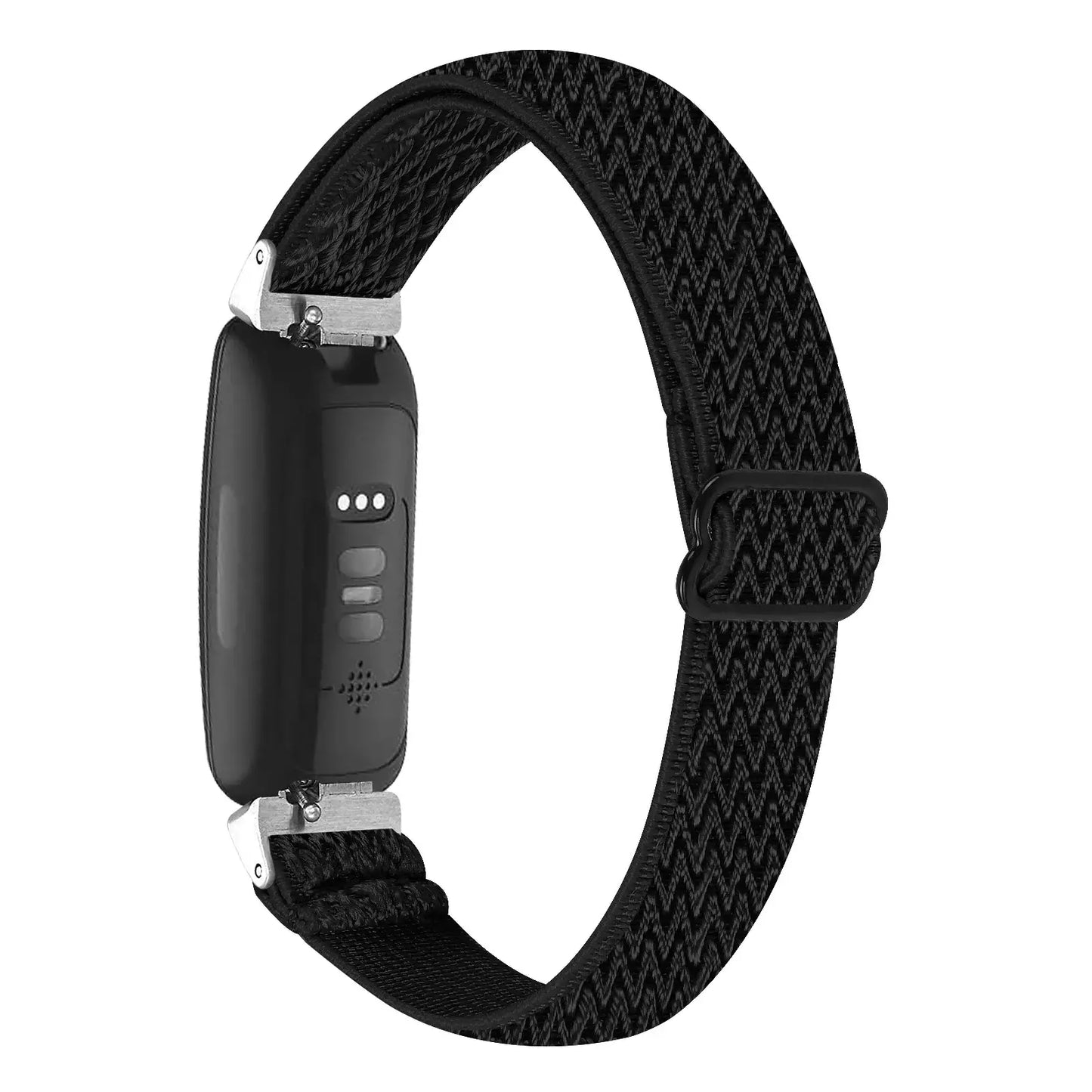 Bracelet en nylon pour Fitbit Inspire 3, 2, 1, HR - Sangle extensible et résistante