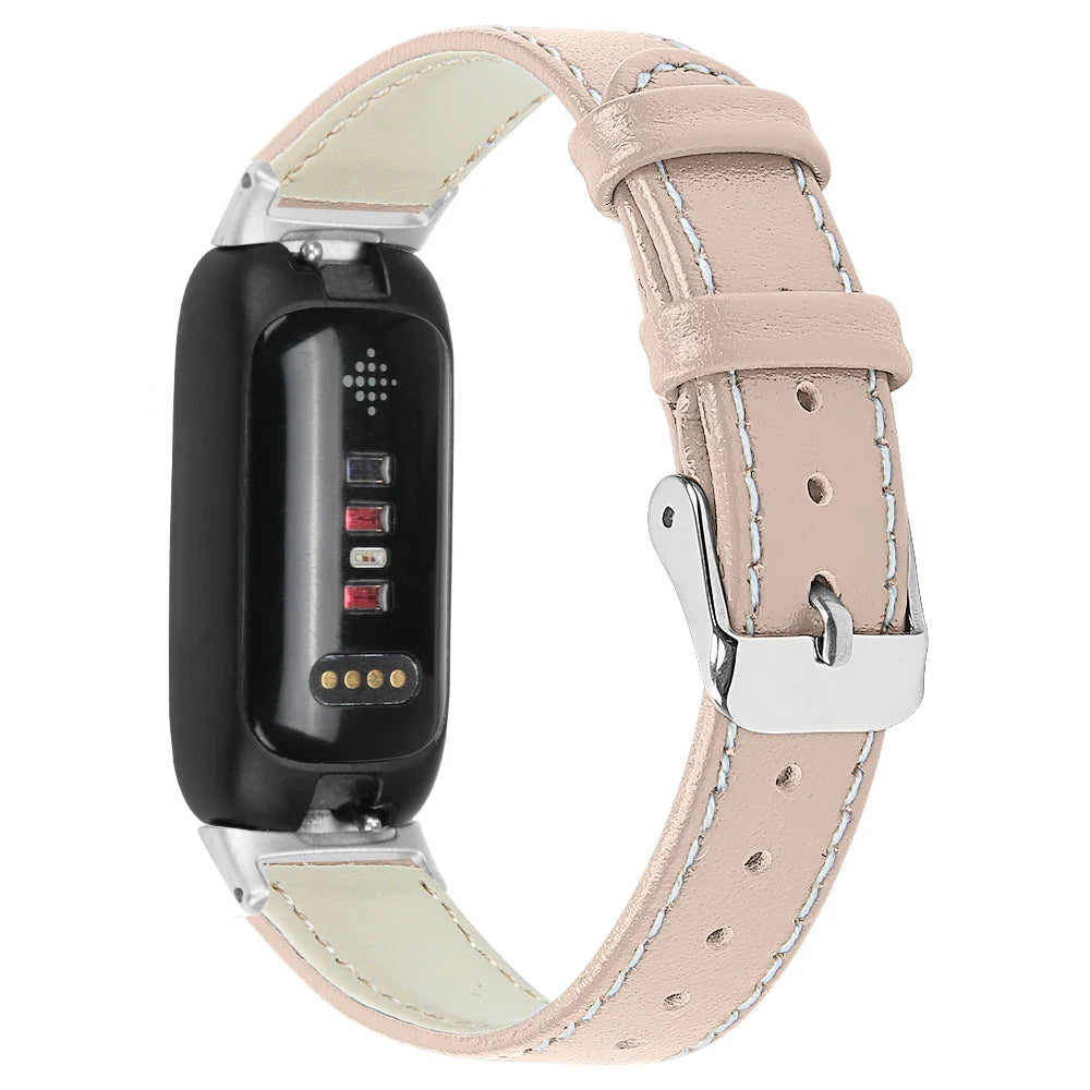 Fitbit Inspire 3 Lederarmband – Stilvolles und atmungsaktives Armband