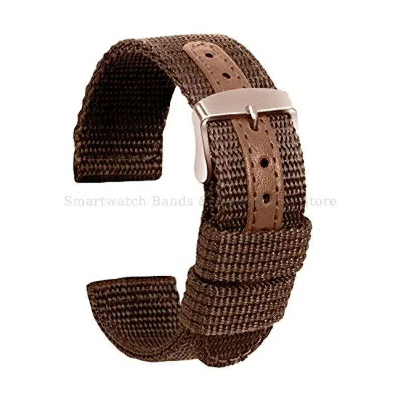 Bracelet Ticwatch en nylon et cuir au design élégant et respectueux de l'environnement