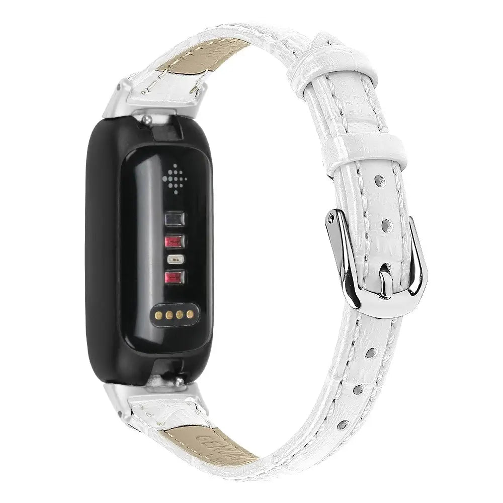 Bracelet en cuir fin Fitbit Inspire 3 – Bracelet élégant et minimaliste