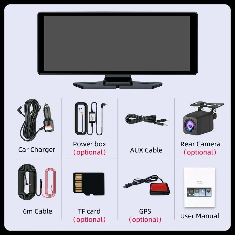 Srnubi 10.26-Inch CarPlay & Android Auto Screen – T322/T333 Options