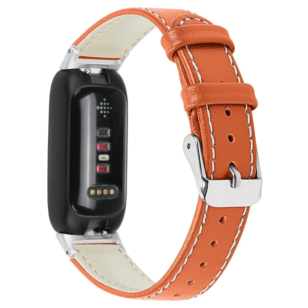 Fitbit Inspire 3 Lederarmband – Stilvolles und atmungsaktives Armband